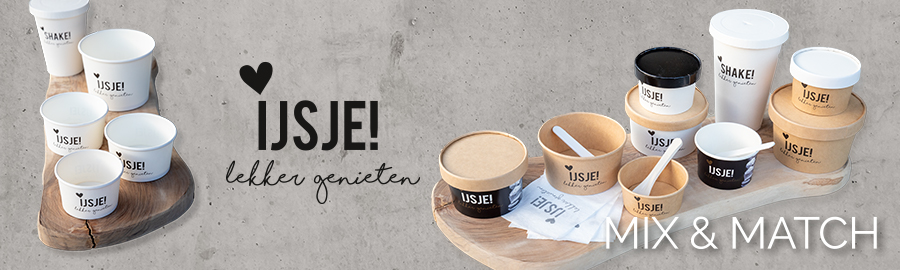 IJsbekers wit Ijsje! IJsbekers wit Ijsje!