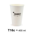 Beker Milkshake Wit T16