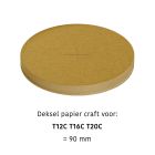 Deksel Paper KRAFT Milkshake, 1000 stuks