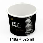 Beker IJsje Zwart T18A