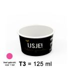 Beker IJsje Zwart T3