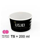 Beker IJsje Zwart T5