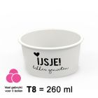 Beker IJsje Wit T8