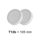 Deksel Paper WIT voor T12B, 1000 st ka