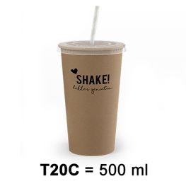 Beker Milkshake Kraft T20