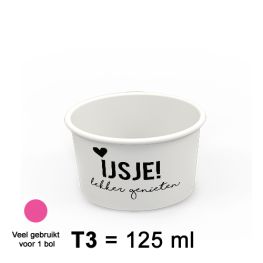 Beker IJsje Wit T3