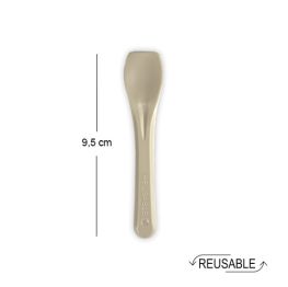 IJslepels klein reusable beige