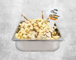 Witte Choco Popcorn Caramel