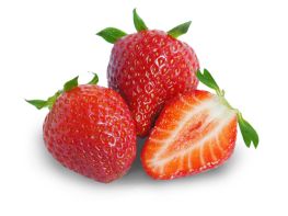 Aardbei sprint (met stukjes) Pregel